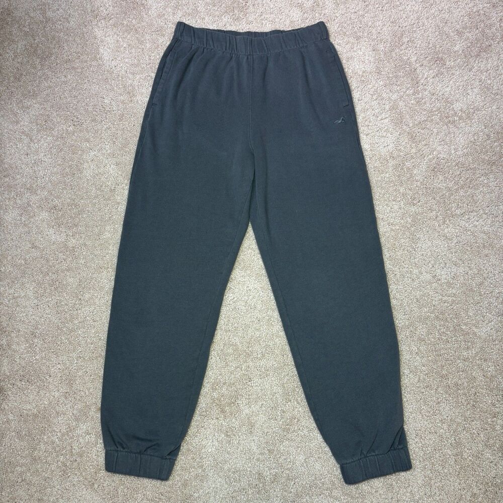 Hollister Women's Ultra High-Rise Gray Sweatpants Size S Elastic Waist and Cuffs